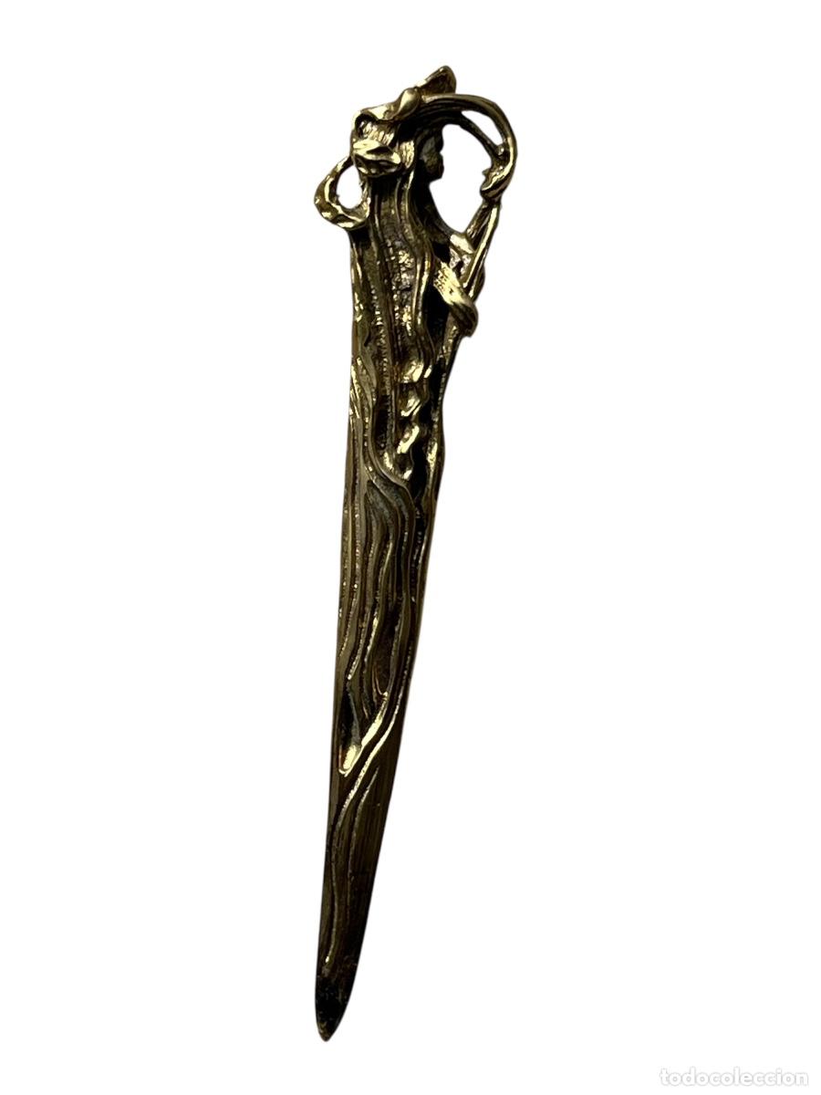 Escriban&iacute;a: ABRE CARTAS DE BRONCE MODERNISTA. - Foto 4