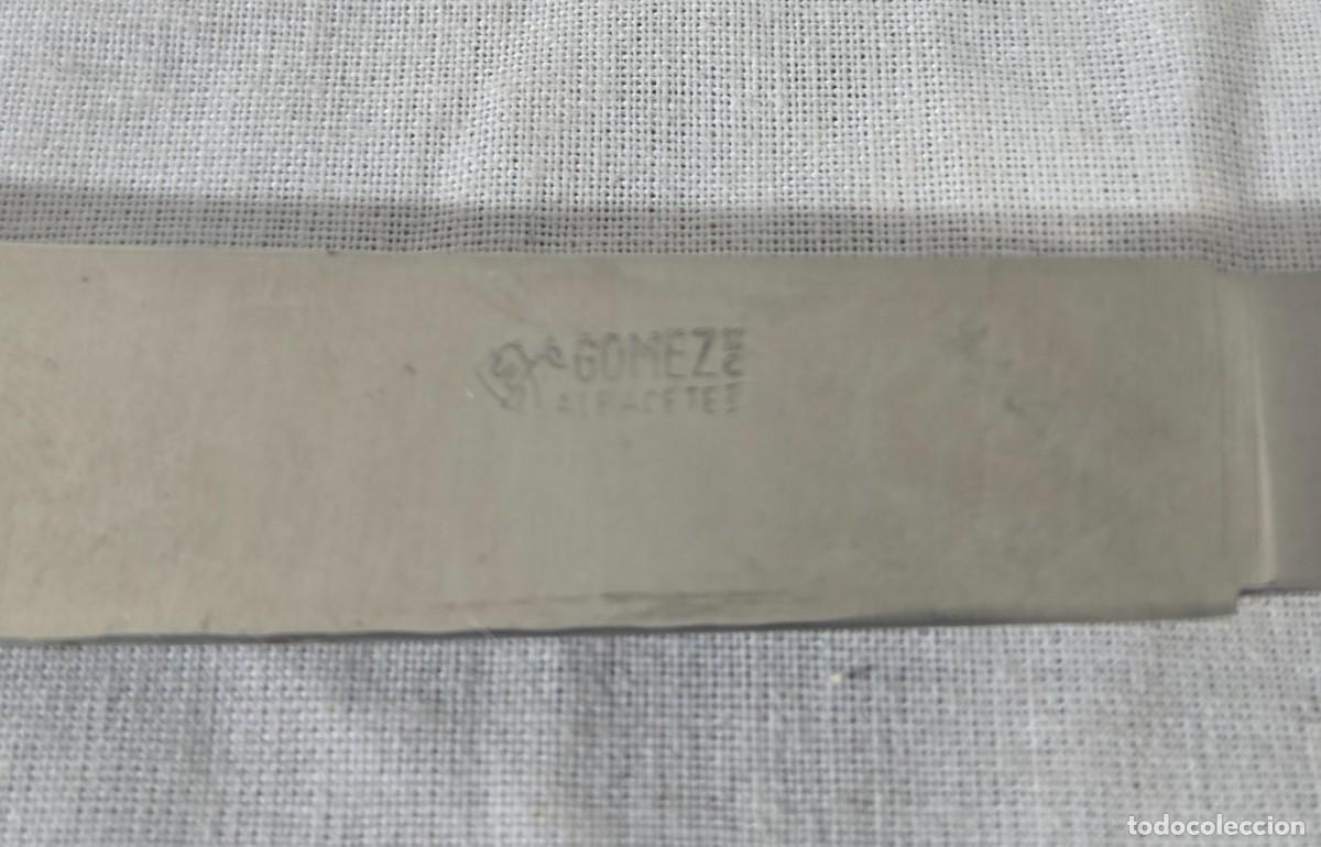 Escriban&iacute;a: Abrecartas Gomez Albacete, mango de bambu - Foto 9