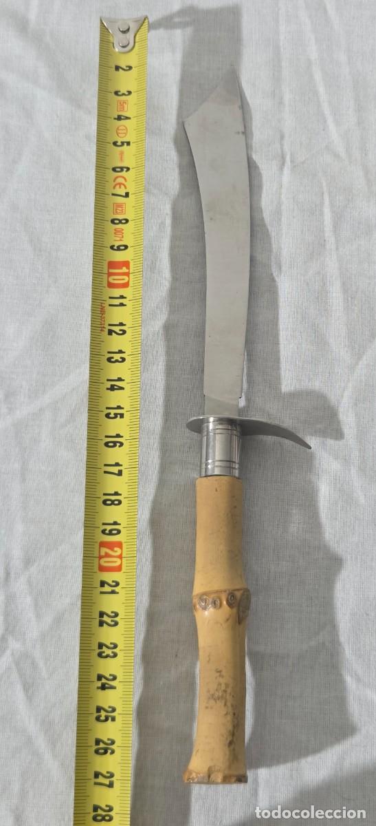 Escriban&iacute;a: Abrecartas Gomez Albacete, mango de bambu - Foto 10
