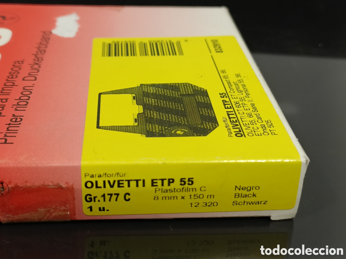 Escriban&iacute;a: Vintage Cinta Olivetti ETP 55 de la marca Kores - Foto 3