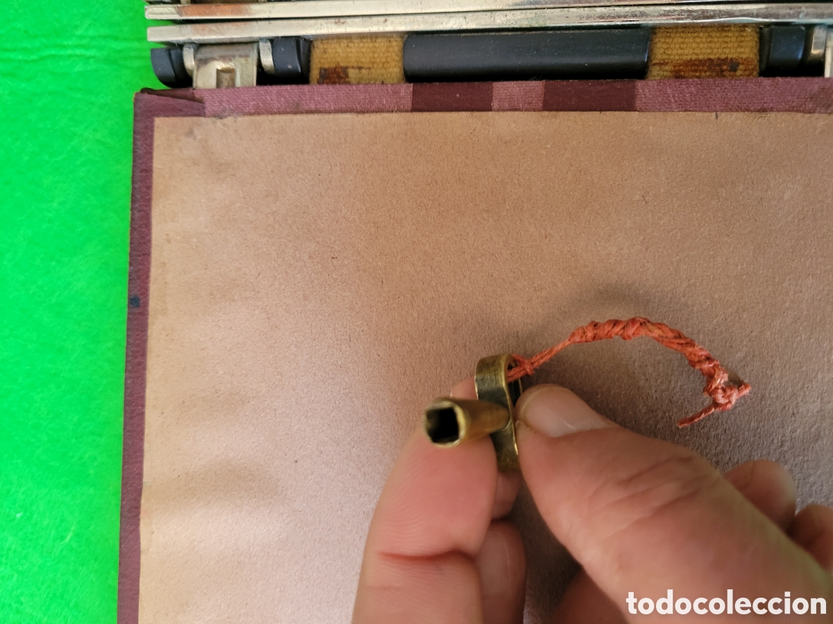 Escriban&iacute;a: ANTIGUO BLOC CON LLAVE PARA HOJAS INTERCAMBIABLES - Foto 8