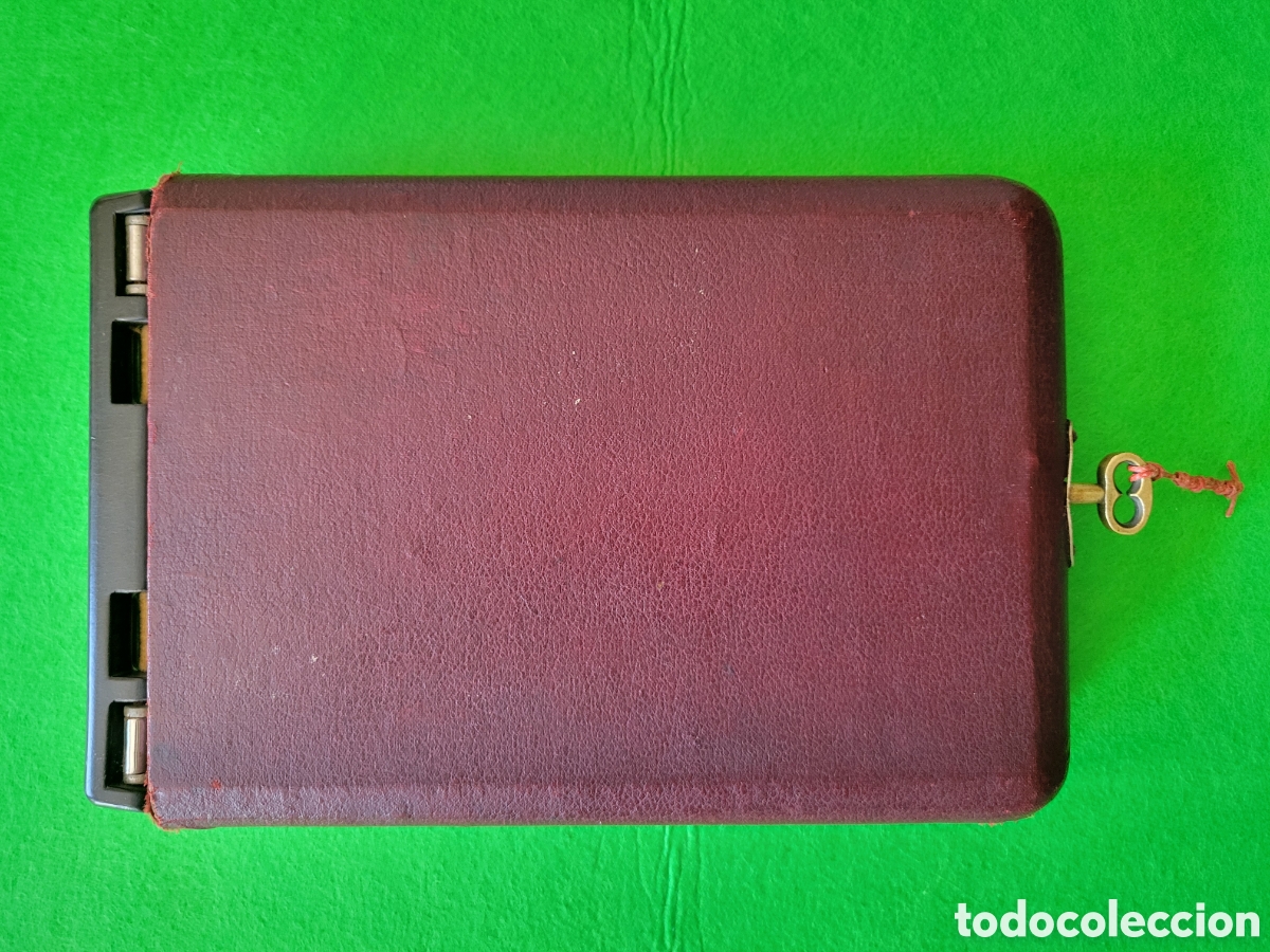 Escriban&iacute;a: ANTIGUO BLOC CON LLAVE PARA HOJAS INTERCAMBIABLES - Foto 1