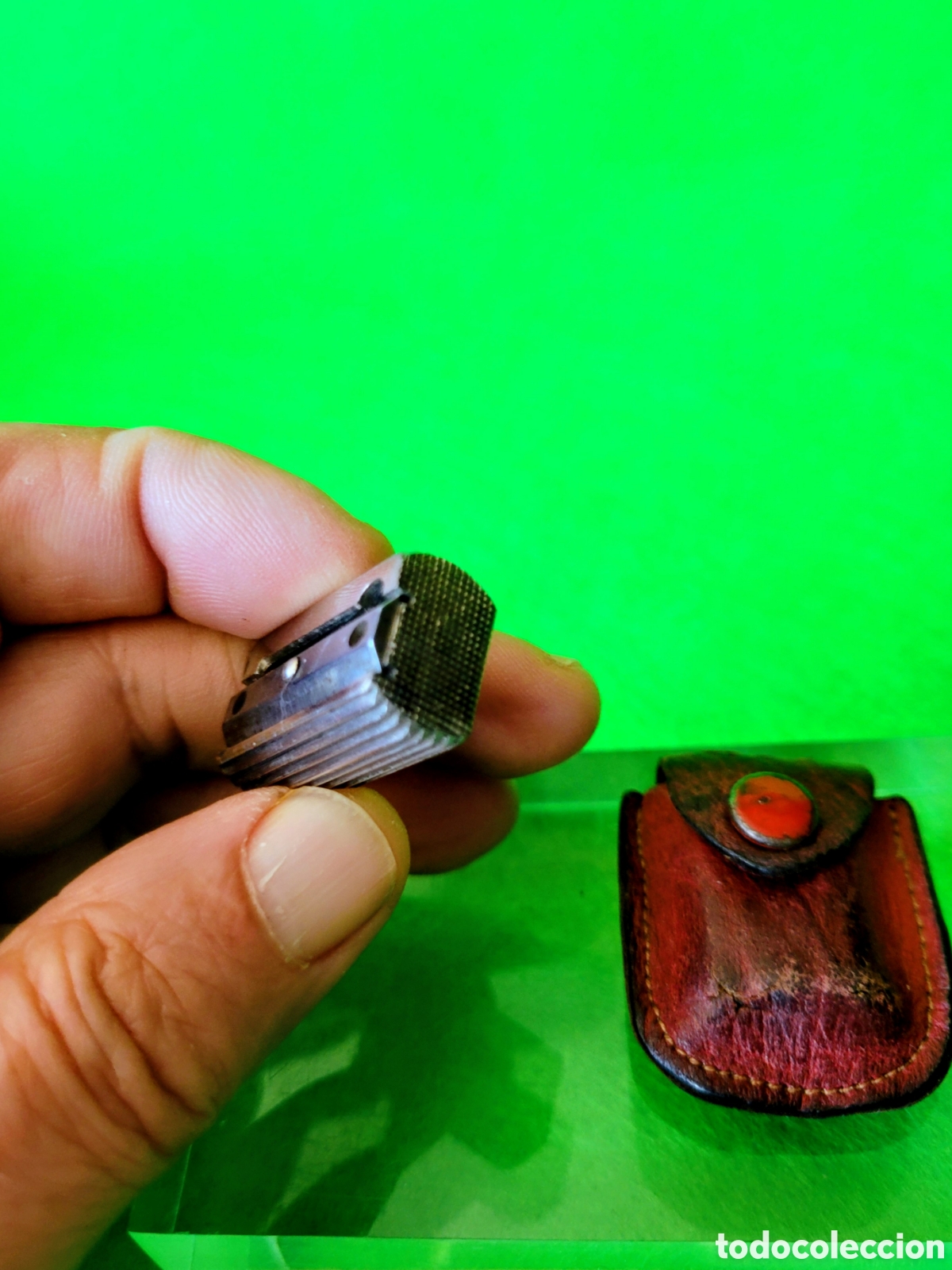 Escriban&iacute;a: ANTIGUO SACAPUNTAS EL CASC0 CON FUNDA - Foto 4