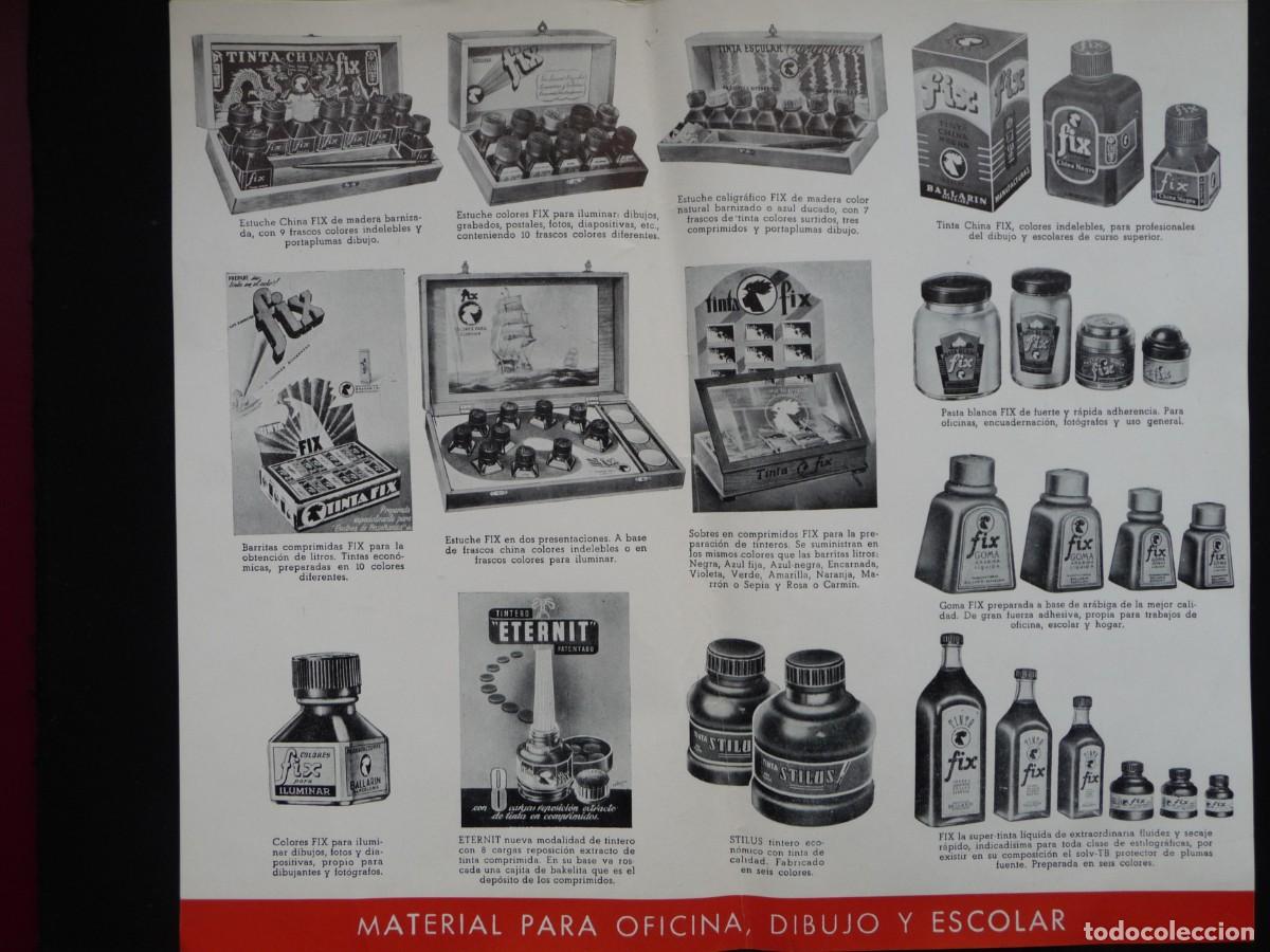 Escrita: FOLLETO CON PRODUCTOS DE LA MARCA FIX