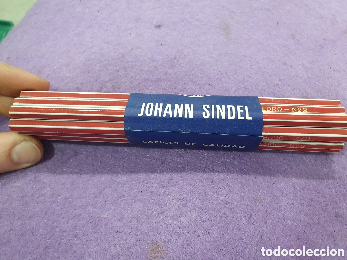 Escriban&iacute;a: Docena de lapices Johann Sindel. Ferrol. (L102)