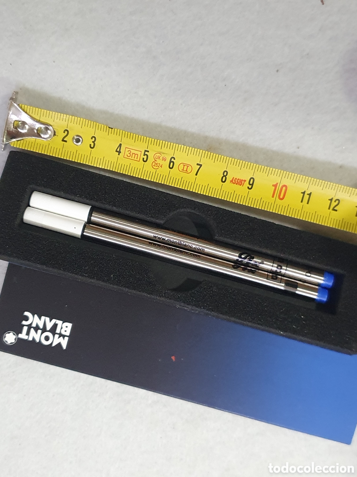Escriban&iacute;a: Pareja de tintas Montblanc. Azul. (L65) - Foto 3