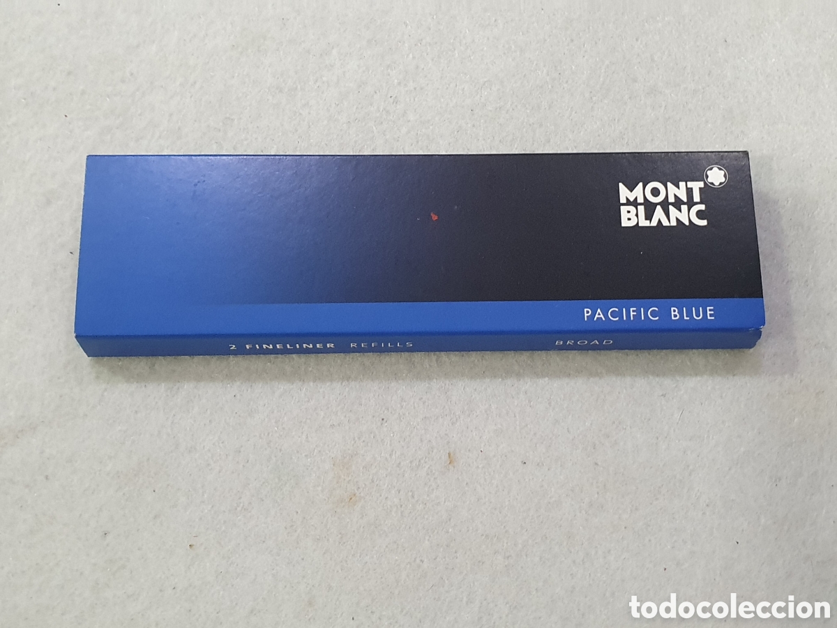 Escriban&iacute;a: Pareja de tintas Montblanc. Azul. (L65) - Foto 1