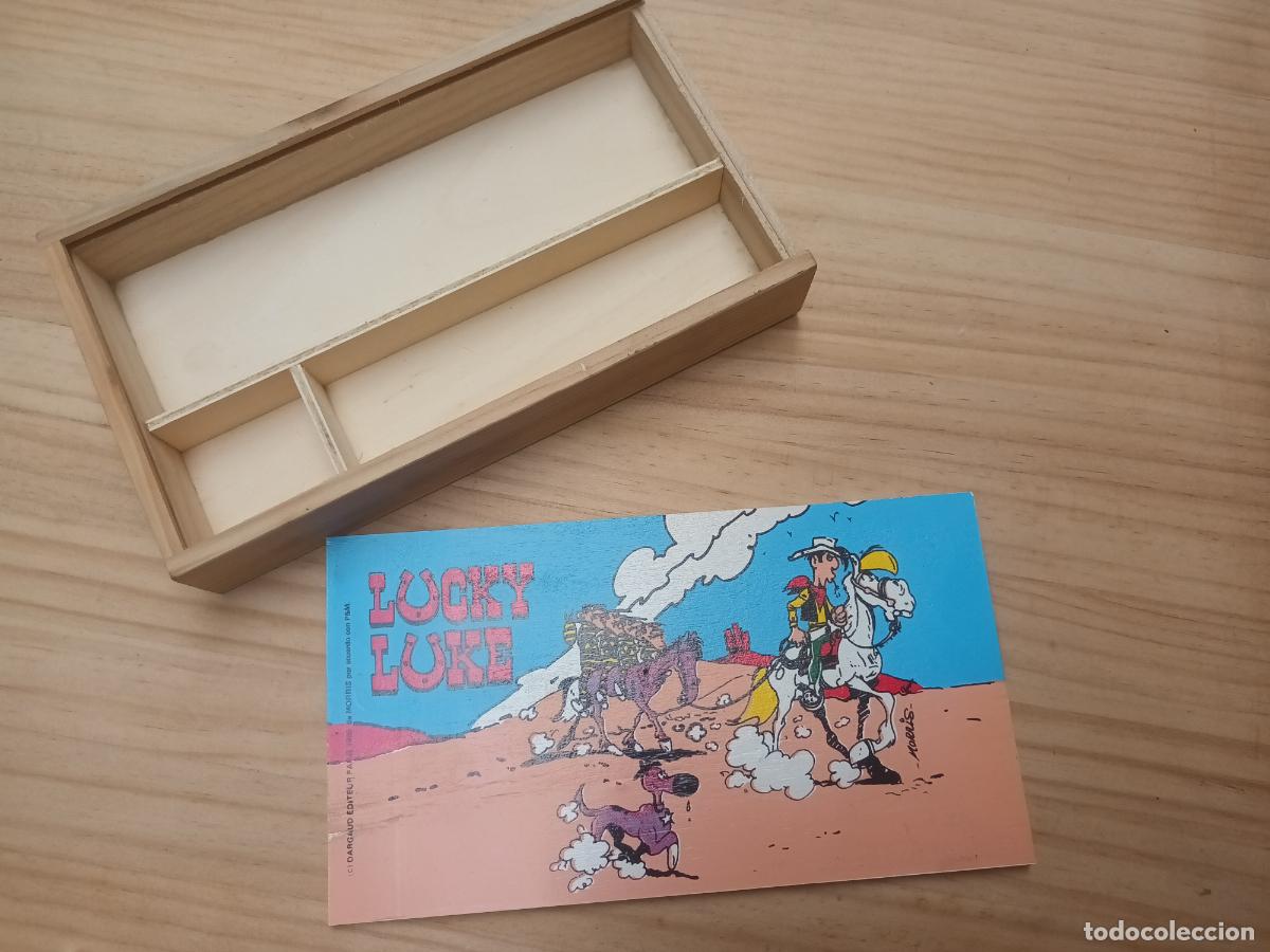 Escriban&iacute;a: PLUMIER ESTUCHE ESCOLAR LUCKY LUKE 1985 - Foto 3