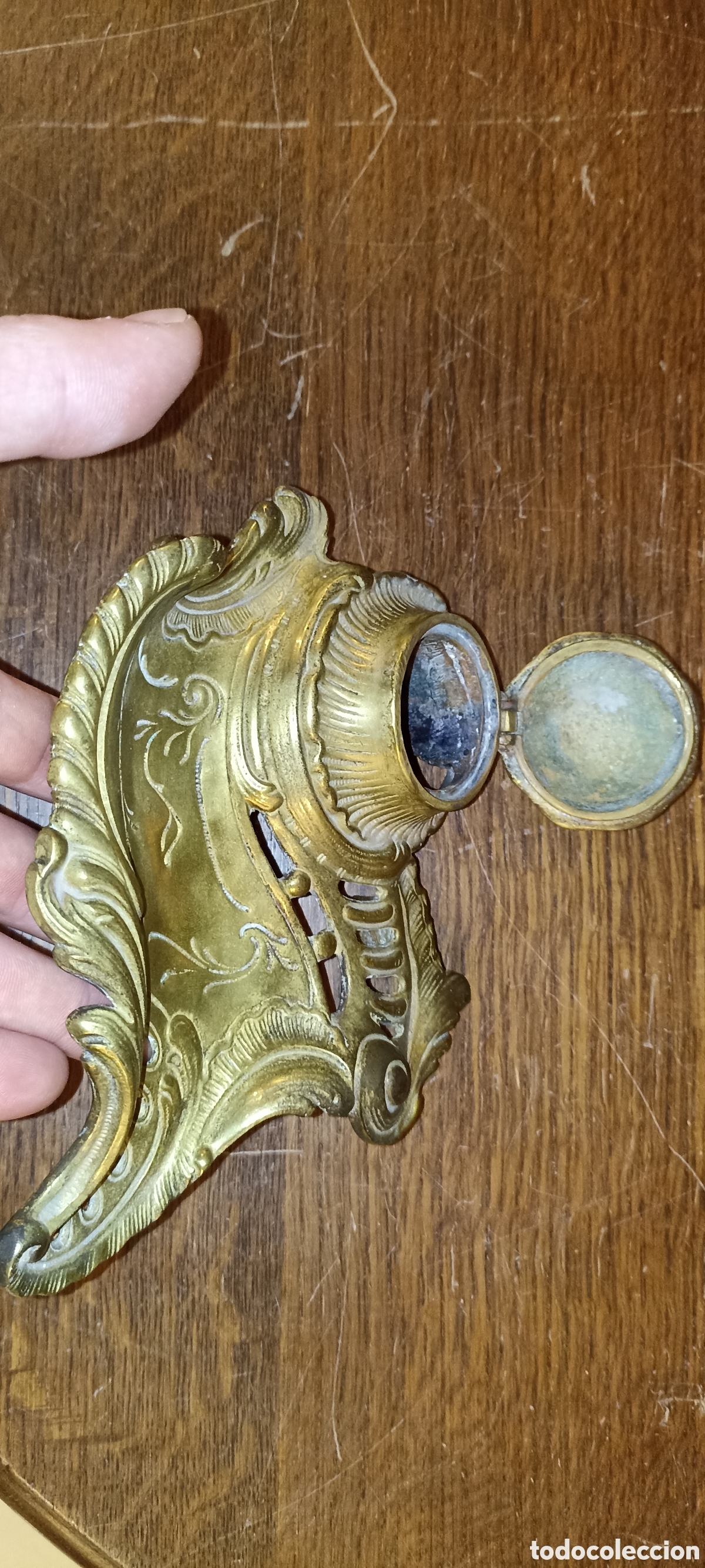Escriban&iacute;a: ESCRIBANIA DE BRONCE DE ESTILO ROCOC&Oacute; - Foto 4