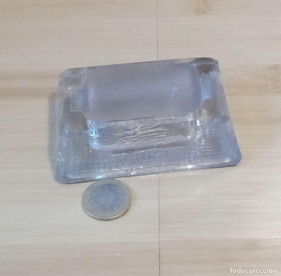 Writing Items: Antiguo Rodillo Pegasellos de Cristal Humedecedor Vintage Completo (Ver Grieta Interior) 9x5,5 cm