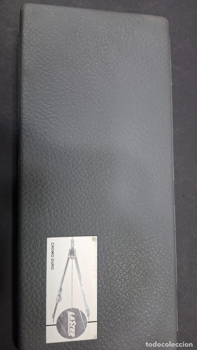 Escriban&iacute;a: CAJA COMPASES LASTER CROMO DURO PROFESIONAL - Foto 2