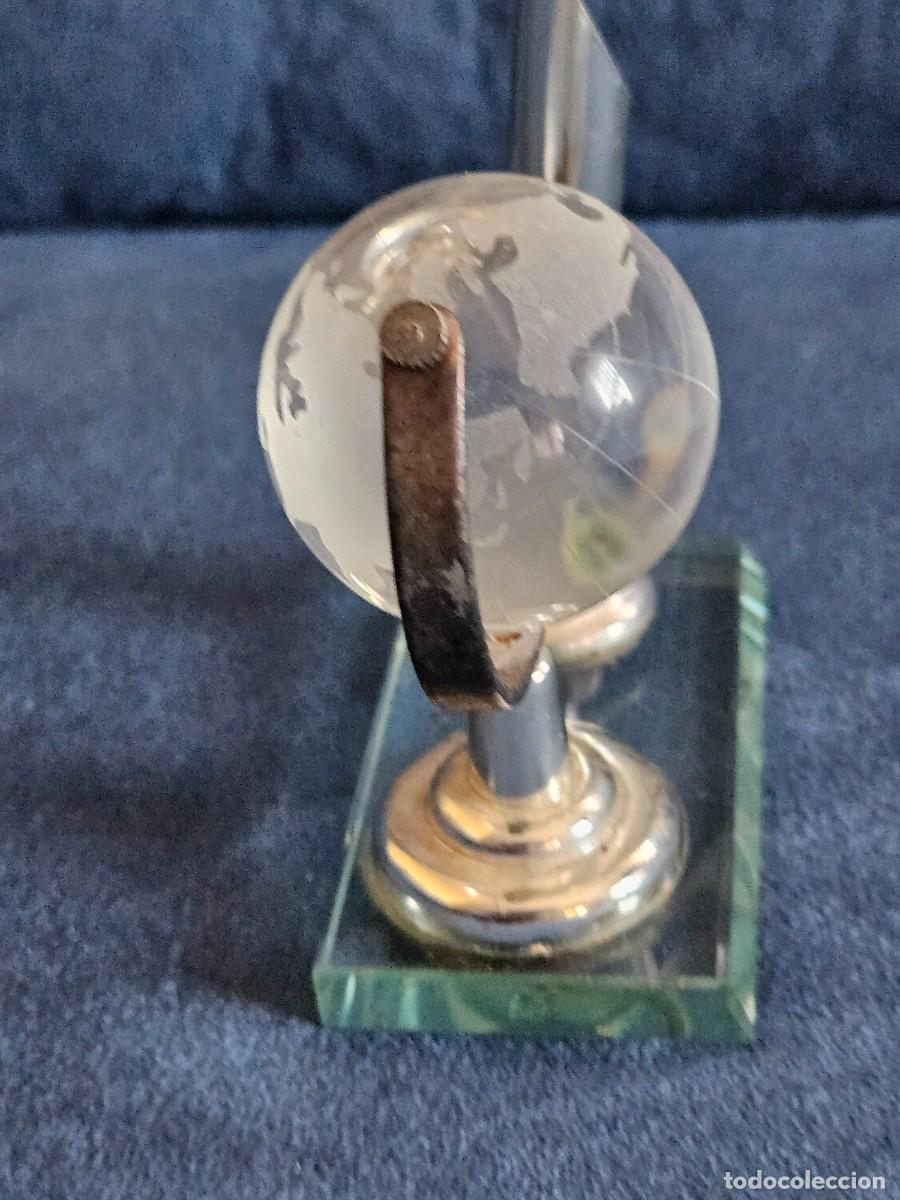 Escriban&iacute;a: Escriban&iacute;a Con Globo Terr&aacute;queo De Cristal Y Base De Pl&aacute;stico. - Foto 7
