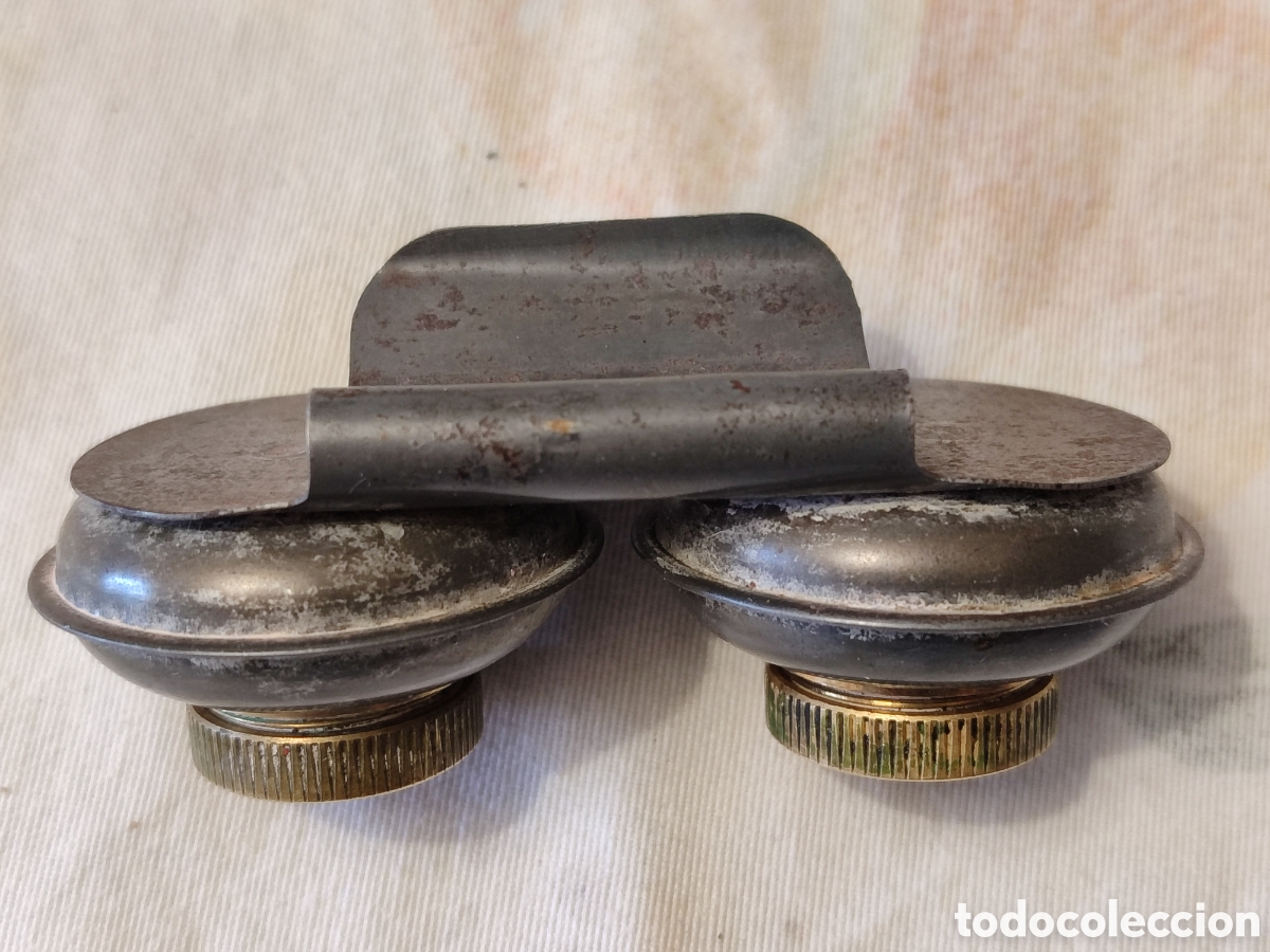 Escriban&iacute;a: Tinteros port&aacute;tiles metal, con tapa. - Foto 4