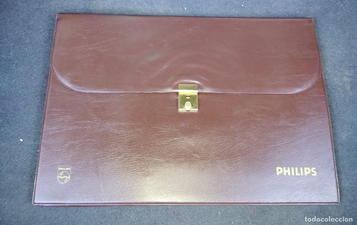 Escriban&iacute;a: CARTERA PORTADOCUMENTOS PUBLICIDAD PHILIPS, Env&iacute;o gratis - Foto 1