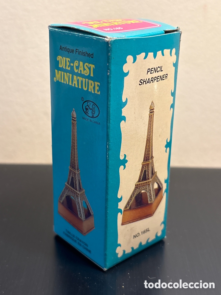 Escriban&iacute;a: SACAPUNTAS DIE CAST MINIATURE TORRE EIFFEL PARIS - Foto 5