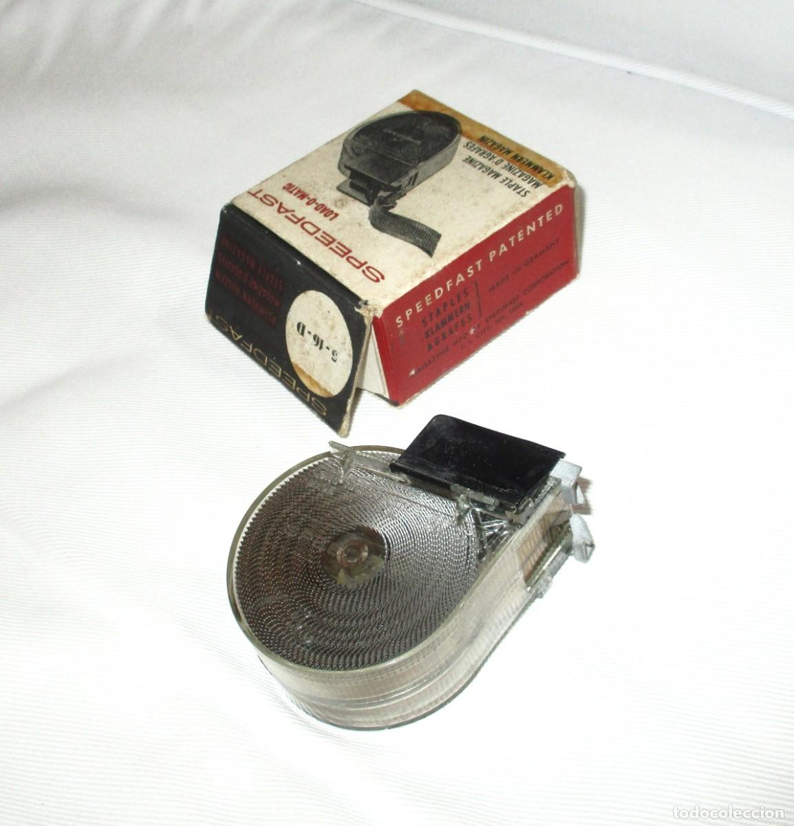 Writing Items: SPEEDFAST LOAD-O-MATIC. ANTIGUO Y RARO CARTUCHO CARGADOR DE GRAPAS.