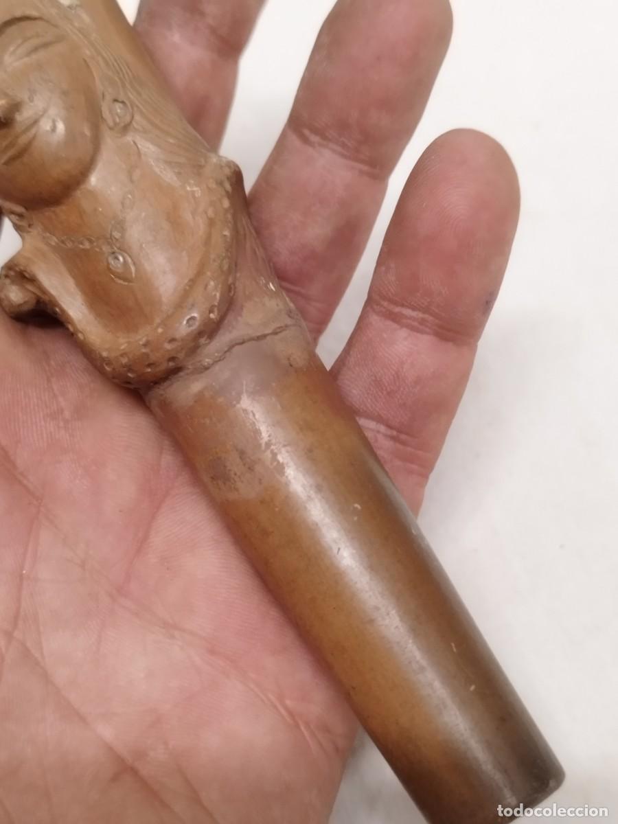 Escriban&iacute;a: Antiguo chillum, pipa tradicional de la india. - Foto 3