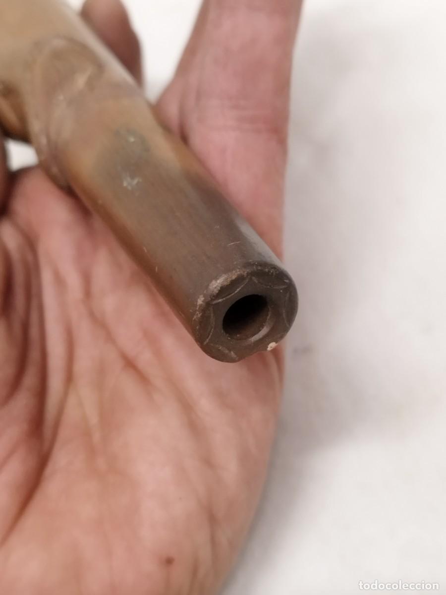 Escriban&iacute;a: Antiguo chillum, pipa tradicional de la india. - Foto 4
