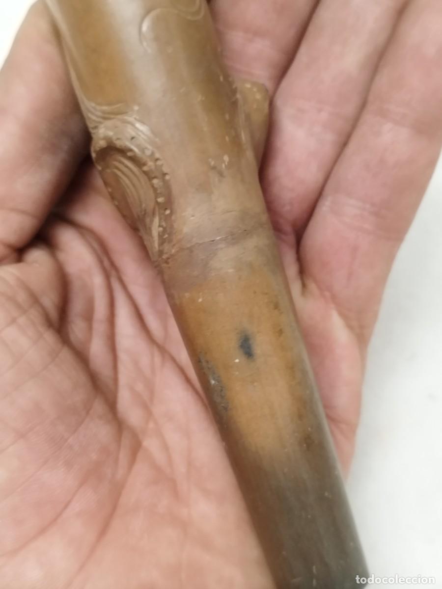 Escriban&iacute;a: Antiguo chillum, pipa tradicional de la india. - Foto 5