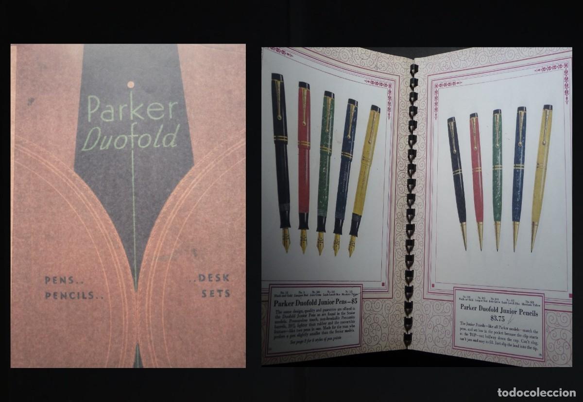 Writing Items: CATALOGO PARKER DUOFOLD PENS Y PENCILS