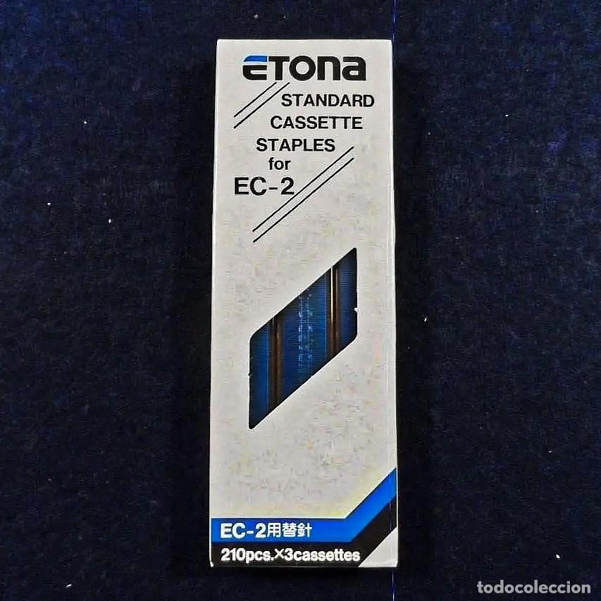 Escriban&iacute;a: 3 STANDARD CASSETTE STAPLES FOR EC-2. ETONA. GRAPAS AZUL .SIN USAR