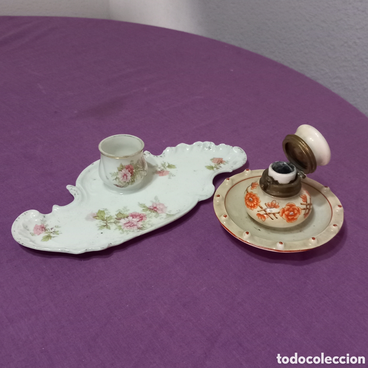 Escriban&iacute;a: ANTIGUOS TINTEROS DE PORCELANA