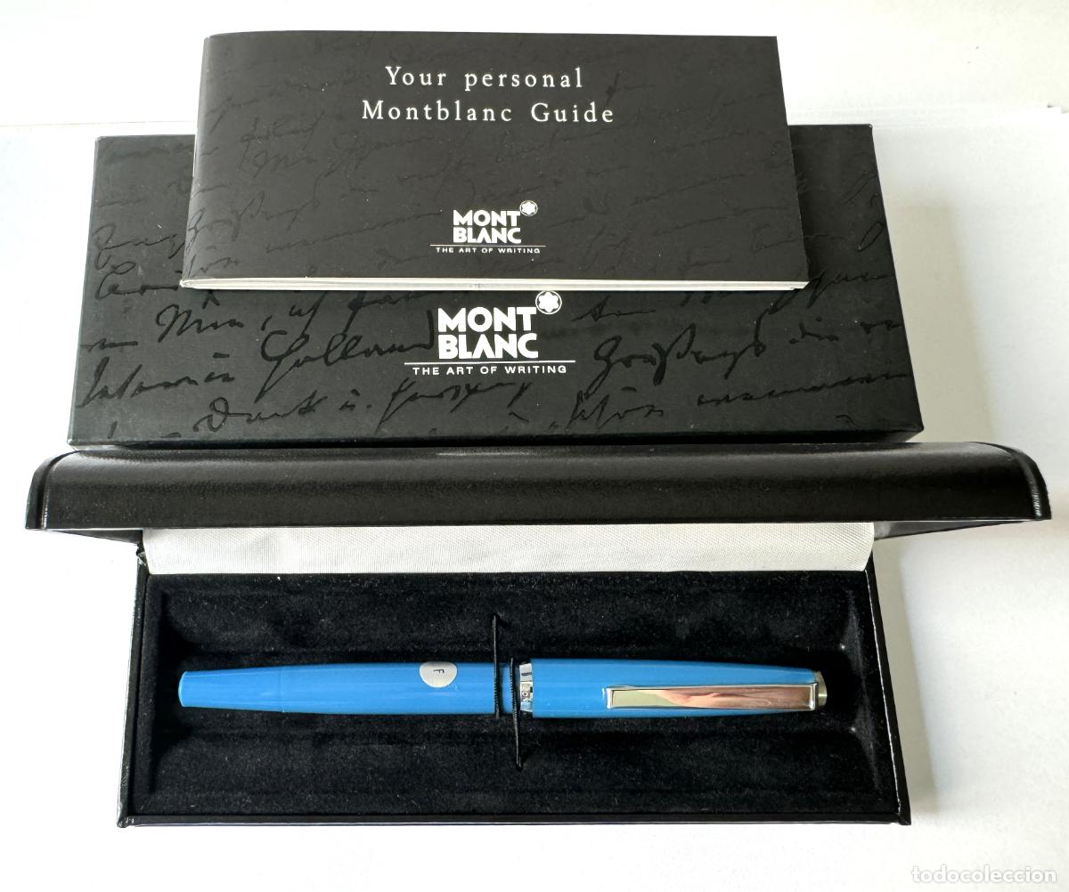 Escriban&iacute;a: MONTBLANC BLUE RESIN NEW OLD STOCK ESTILOGRAFICA , GERMANY