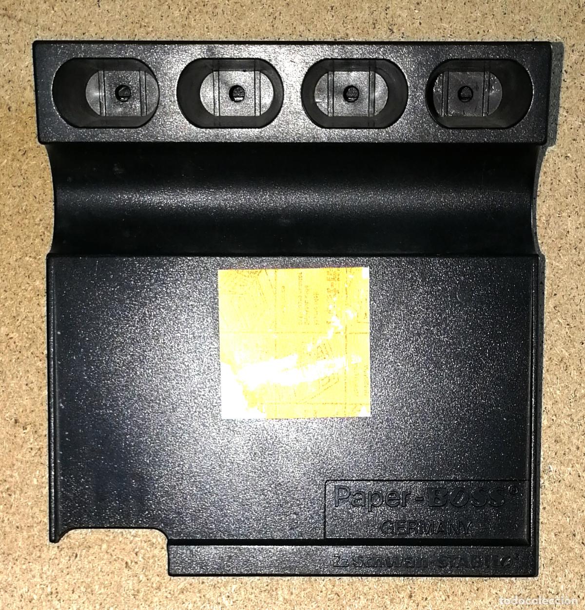 Escriban&iacute;a: ESCRIBAN&Iacute;A. ORGANIZADOR. SCHWAN STABILO. PAPER BOSS. GERMANY. A&ntilde;os 80 Con soporte para 4 bol&iacute;grafos