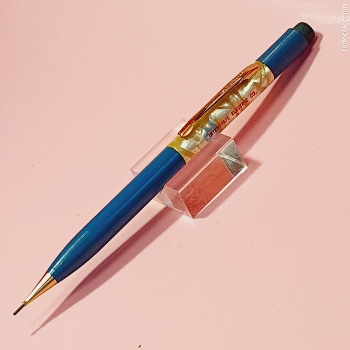 Escriban&iacute;a: 1294*PORTAMINAS-SHEAFFER-U.S.A.-PRECIOSO-INTERSTATE ELECTRIC CO.-PRECIOSO-COLECCIONISTA-9/10-VER F