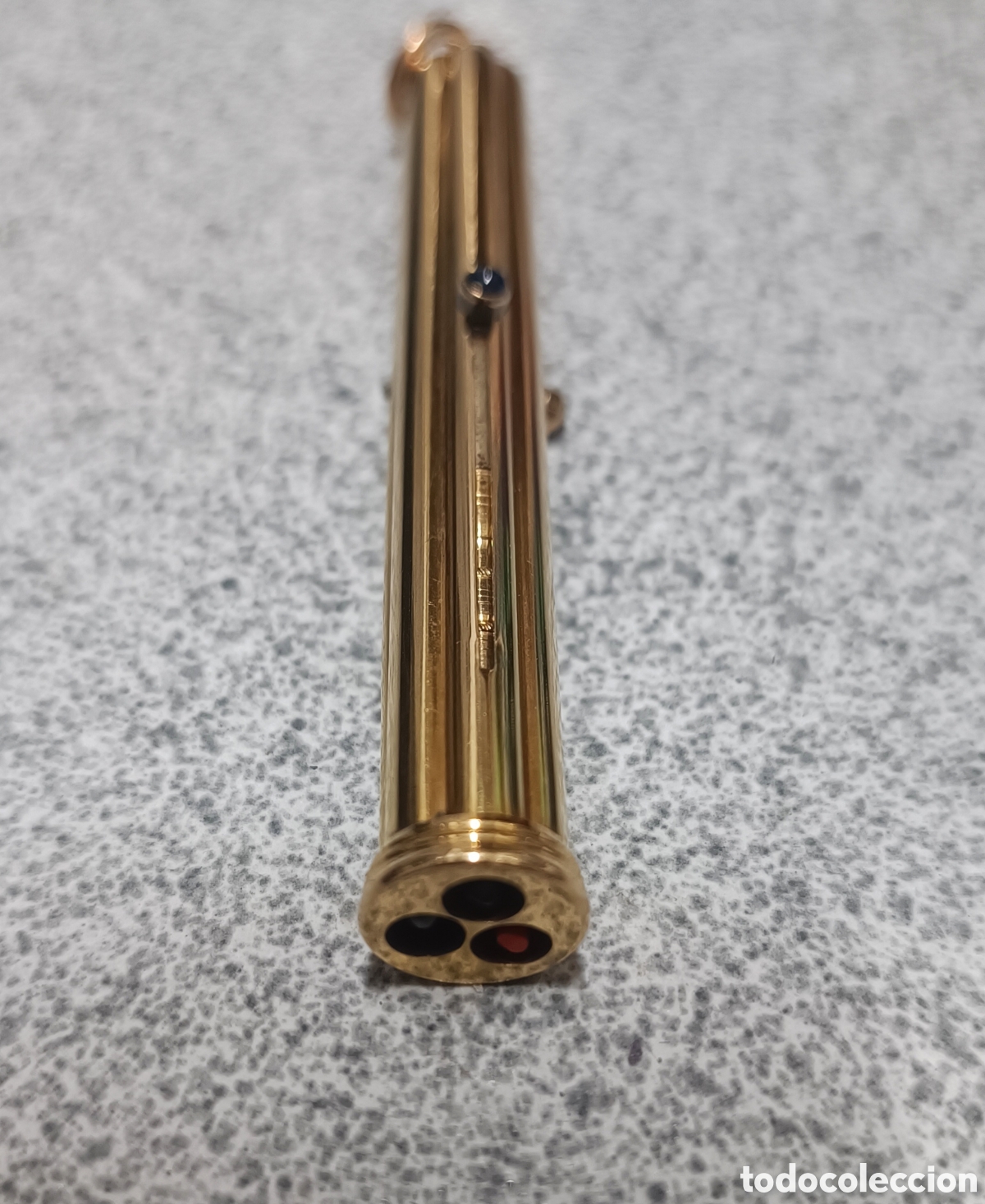 Escriban&iacute;a: Excepcional Lapicero M&uacute;ltiple &rdquo;Jumbo&rdquo; - Oro 18K Macizo - Punz&oacute;n &Aacute;guila - 24gr - Francia C. 1900