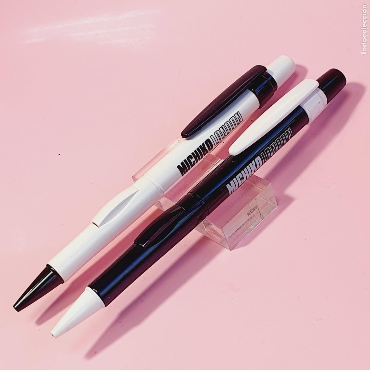 Escriban&iacute;a: LOTE 2 PORTAMINAS-MICHIKO LONDON KOSHINO-NEGRO/BLANCO-NUEVOS-DESCATALOGADOS-VER FOTOGRAF&Iacute;AS.