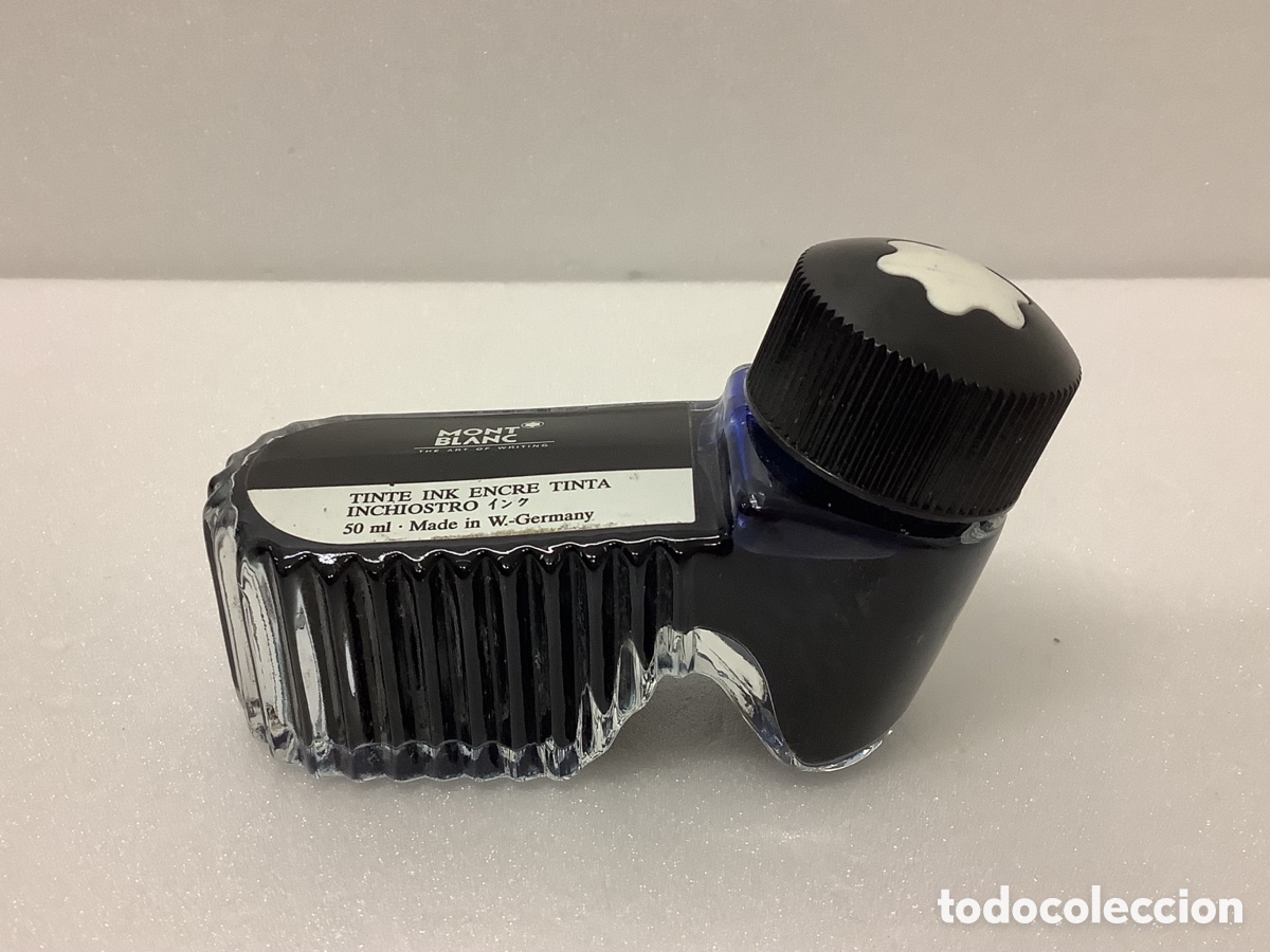 Escriban&iacute;a: TINTERO MONTBLANC TINTA AZUL - Foto 3