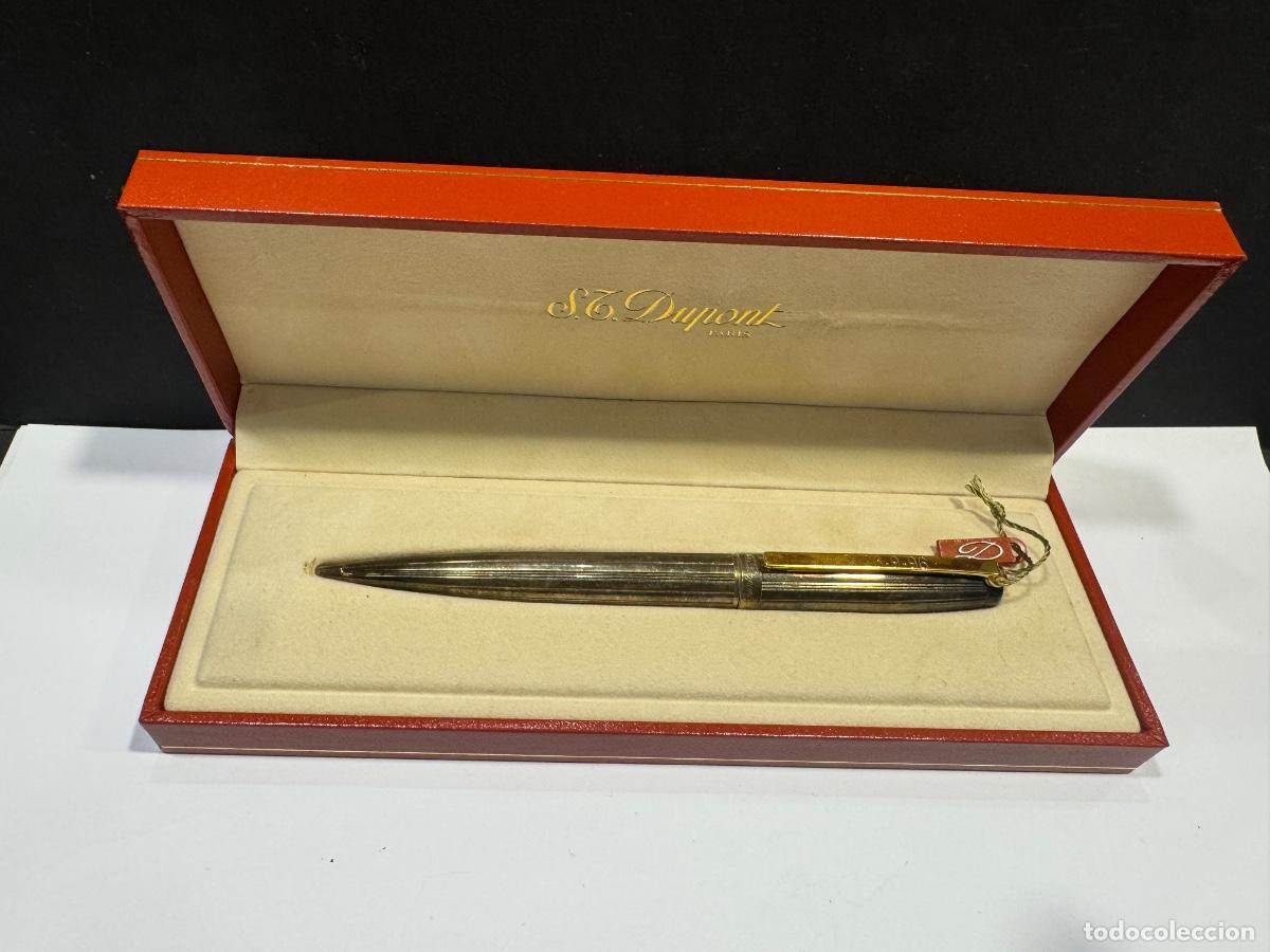 Escriban&iacute;a: DUPONT PLATA 925 PORTAMINAS CON SU ESTUCHE ORIGINAL -EST&Aacute; GRABADO (G)