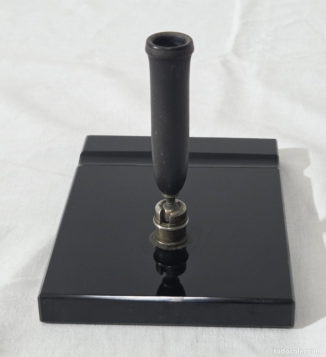 Escriban&iacute;a: Escribania de vidrio o cristal negro - Foto 4