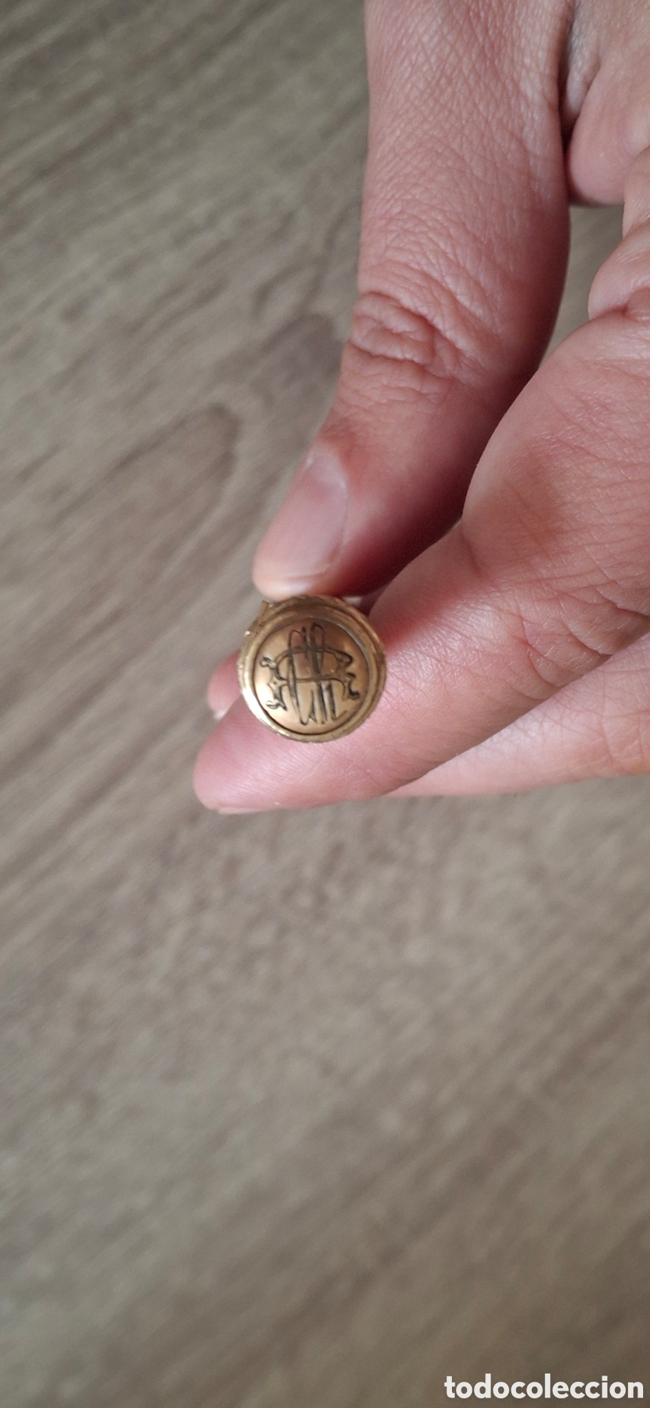 Escriban&iacute;a: L&aacute;piz mec&aacute;nico antiguo dorado - Foto 3