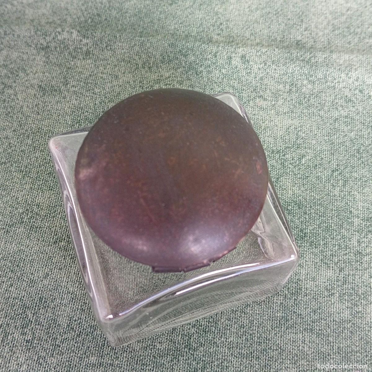 Escriban&iacute;a: ANTIGUO TINTERO DE CRISTAL - Foto 2