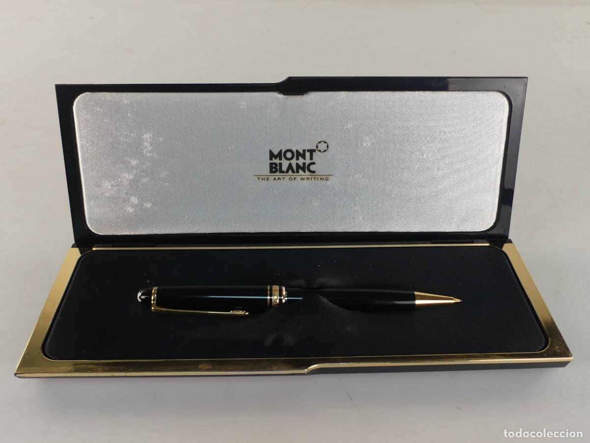 Escriban&iacute;a: portaminas montblanc Meisterstuck con estuche objeto de colecci&oacute;n