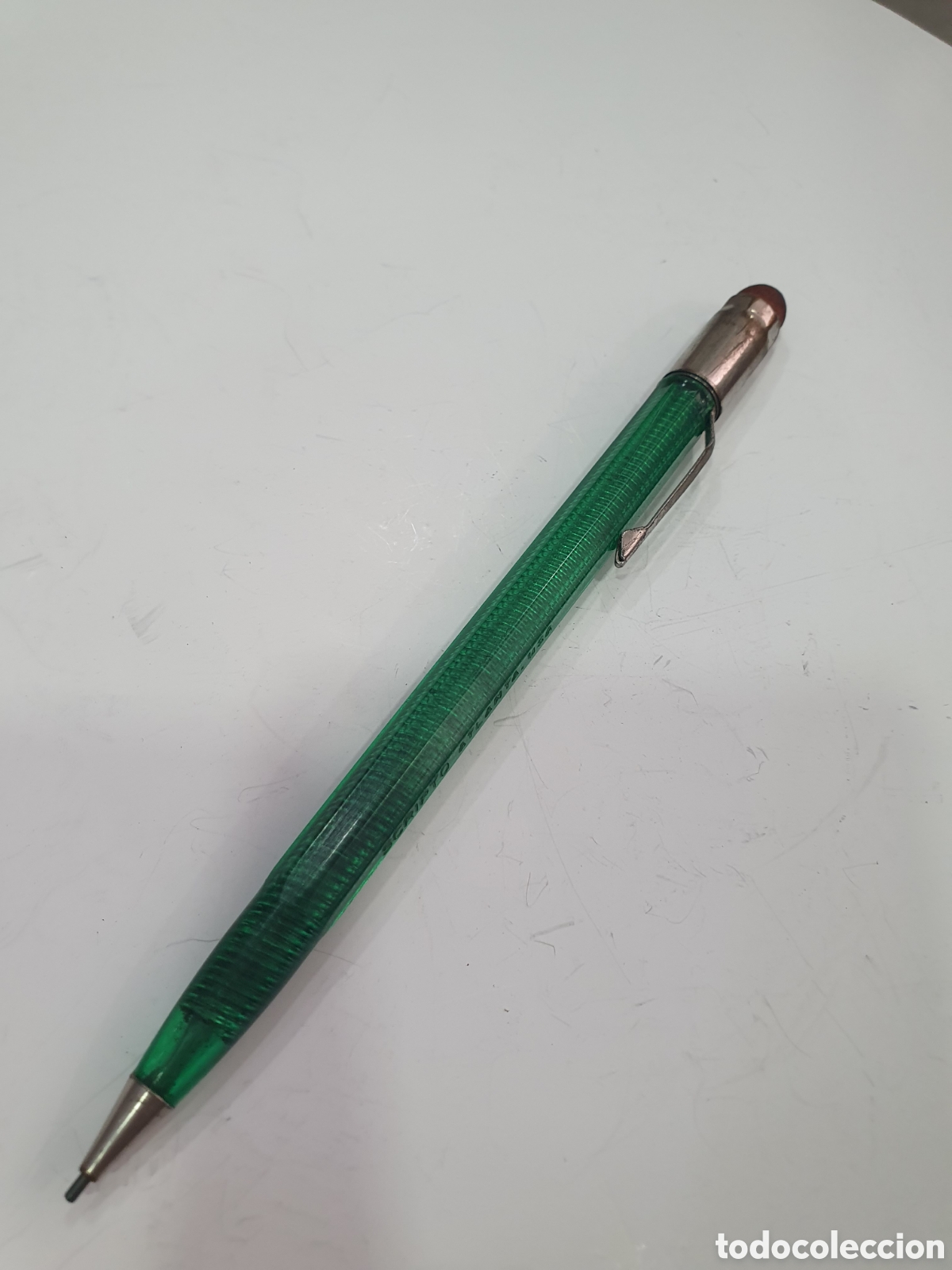 Schreibwaren: Portaminas verde vintage. (L128)
