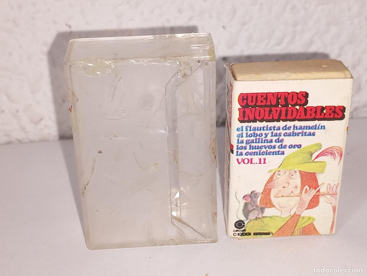 Escriban&iacute;a: ANTIGUA GOMA DE BORRAR EN FORMA DE CASETTE CUENTOS INOLVIDABLES VOL. 11 A&Ntilde;OS 80