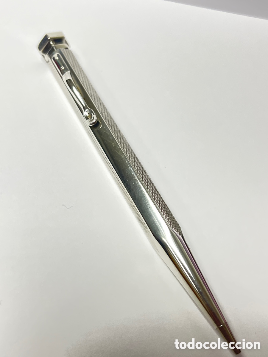 Escrita: Portaminas ANTIGUO de PLATA 900milesimas. Circa 1910 /PLUMA25-8