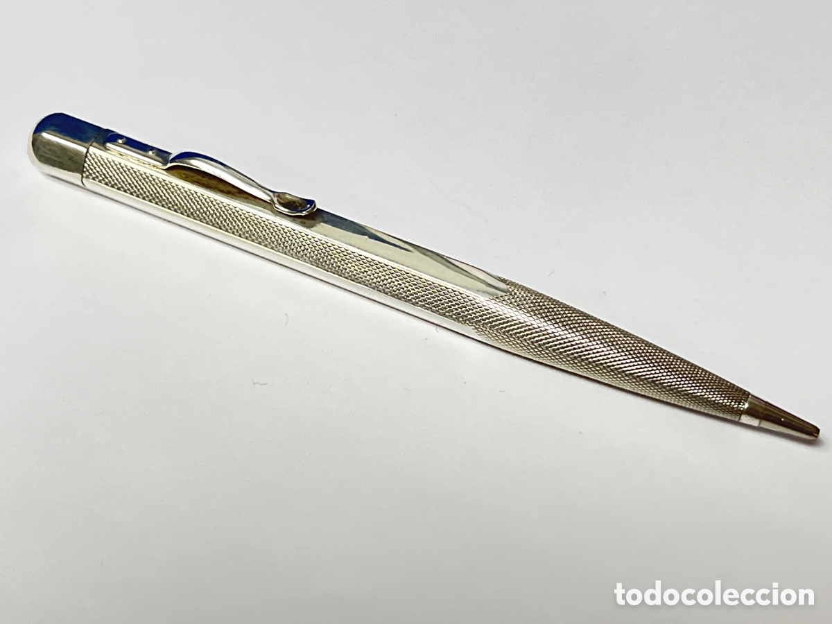 Escrita: Portaminas cuerpo de plata /PLUMA25-8