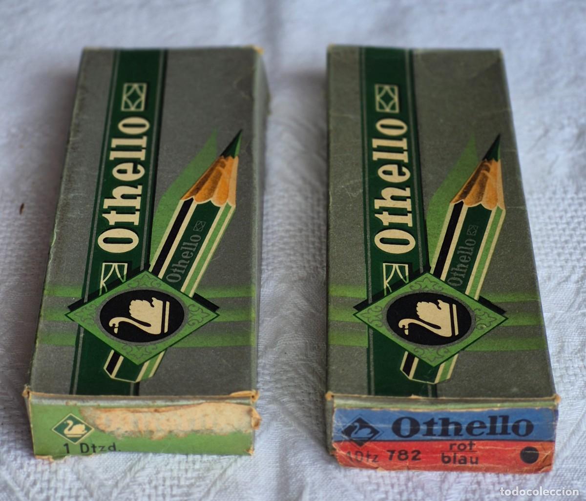 Escriban&iacute;a: SWANO STABILO&ndash;OTHELLO-N&ordm; 782 rot-blau&ndash;lote 2 cajas de 12 L&Aacute;PICES estuche cart&oacute;n-nuevos a estrenar