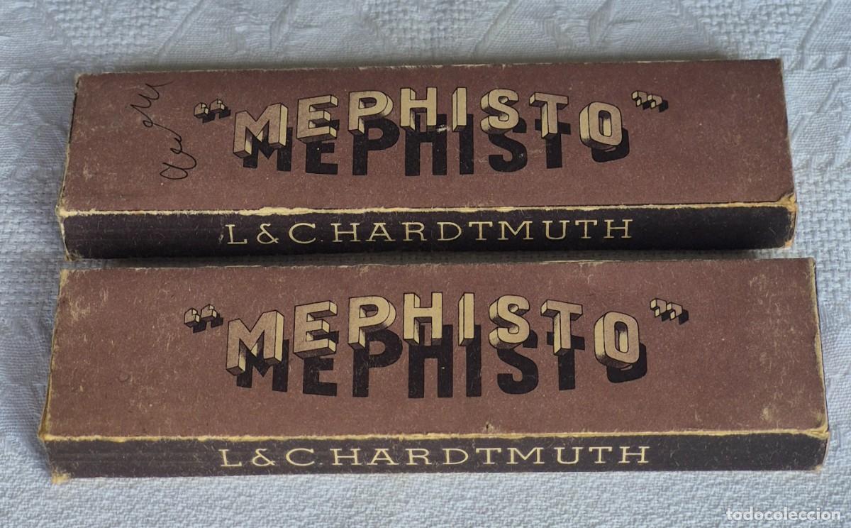 Escriban&iacute;a: L & C. HARDTMUTH&ndash;MEPHISTO- N&ordm; 73 B kopierstift mittel&ndash;lote 2 cajas de 12 L&Aacute;PICES en estuche cart&oacute;n-n