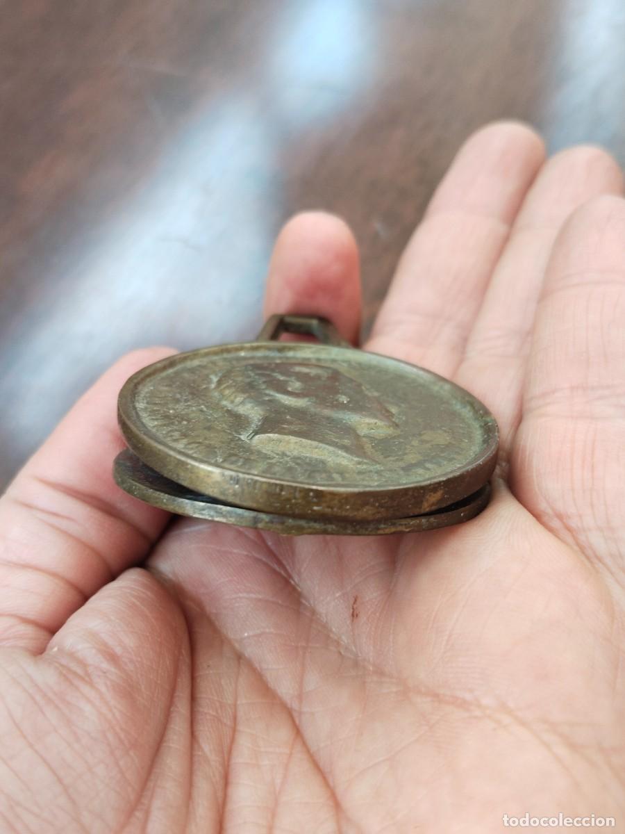 Escriban&iacute;a: Antiguo sujetapapeles en bronce Alfonso XII. - Foto 8