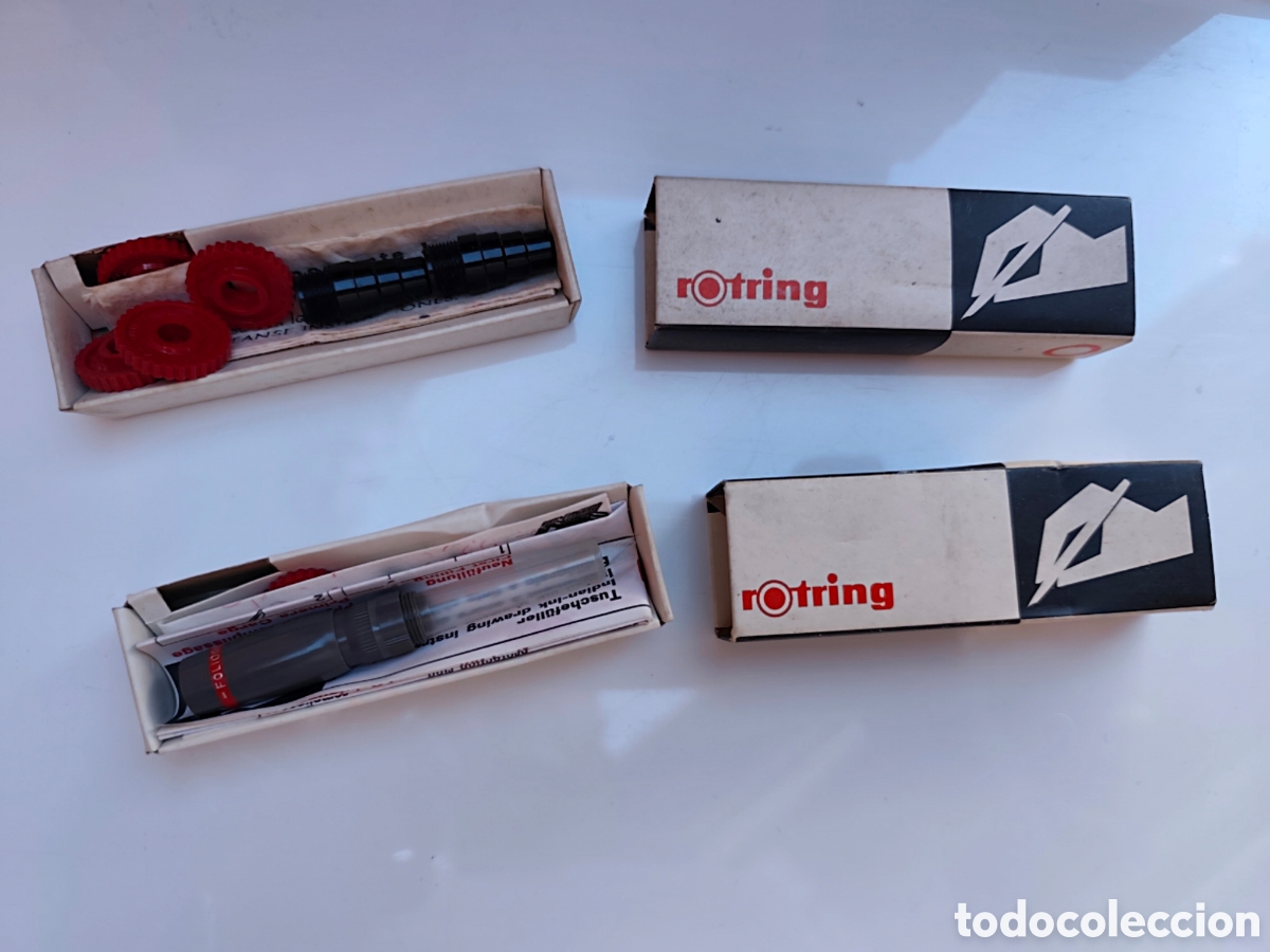 Escriban&iacute;a: Lote Rotring vintage - Foto 2