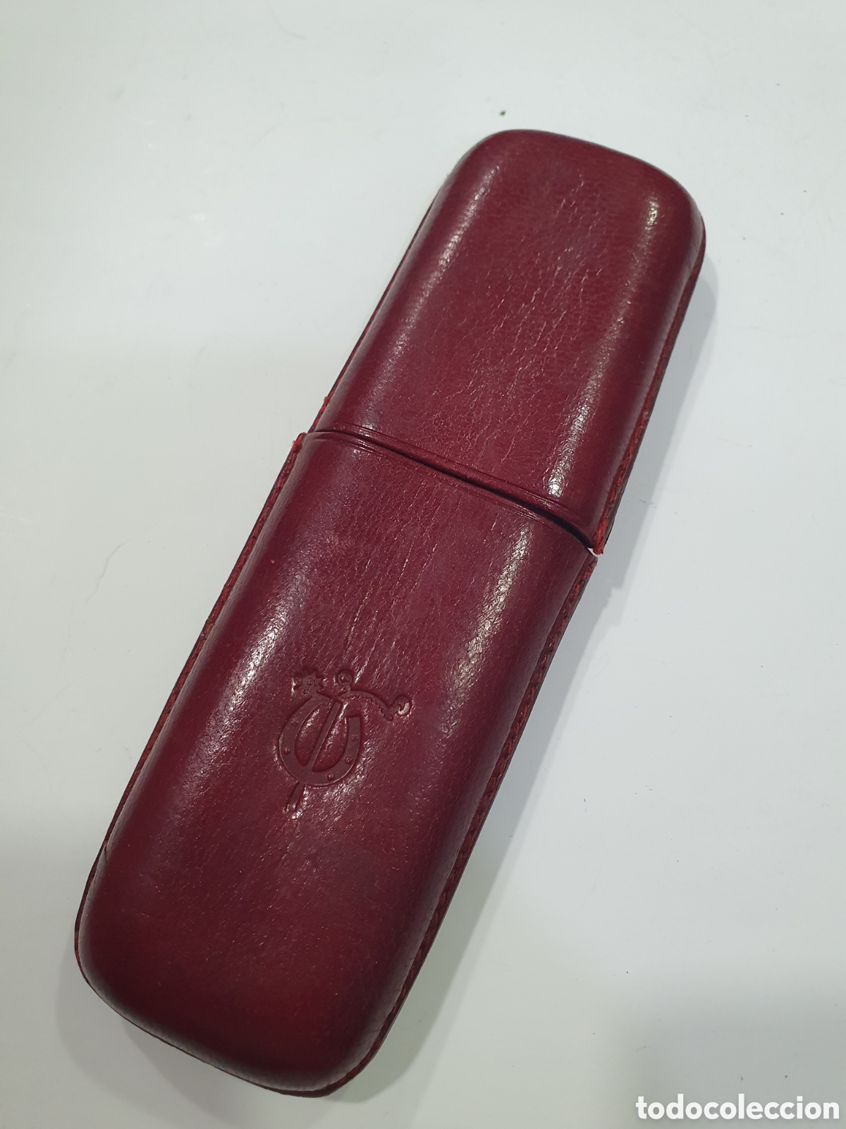 Escriban&iacute;a: Funda de piel para 2 puros o 2 boligrafos. (L68)
