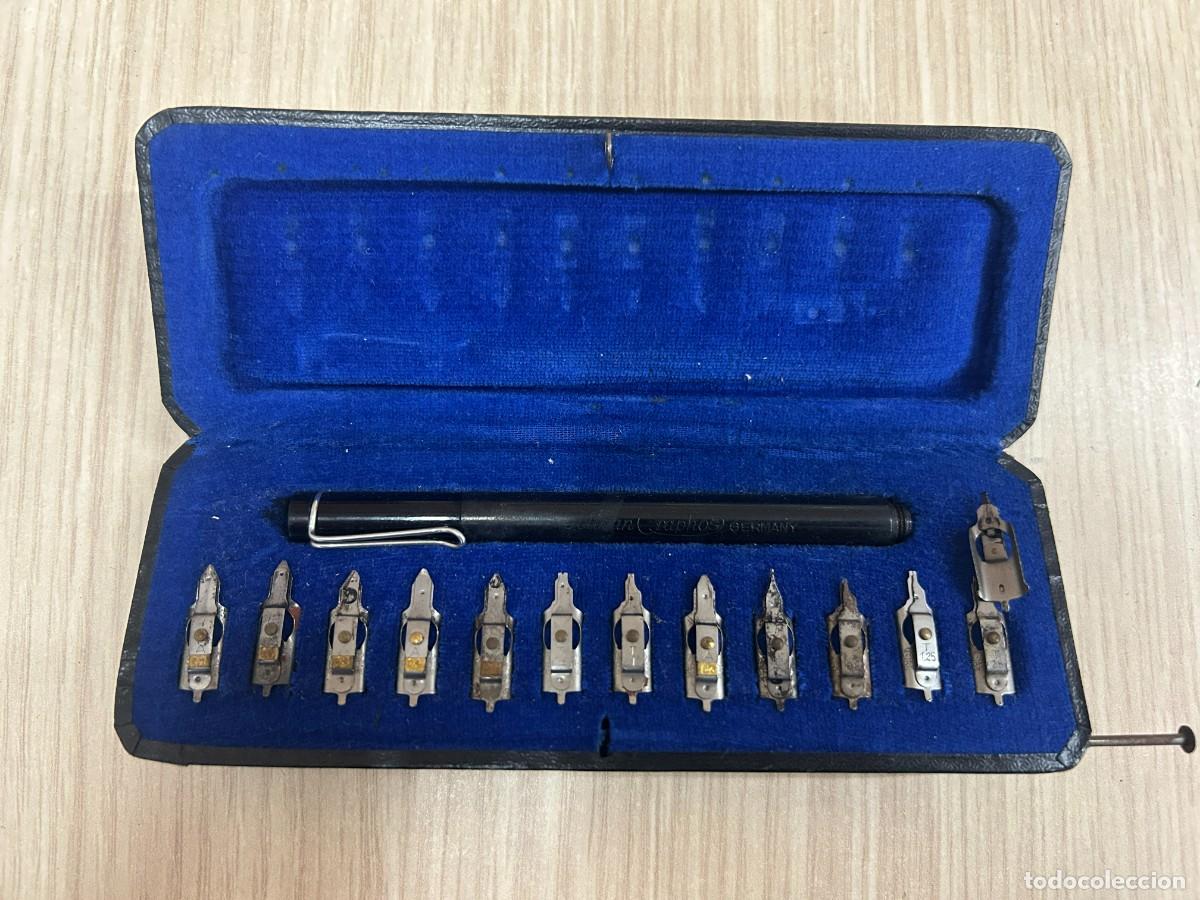 Escriban&iacute;a: ESTUCHE PLUMILLAS PELIKAN GRAPHOS. RARO.