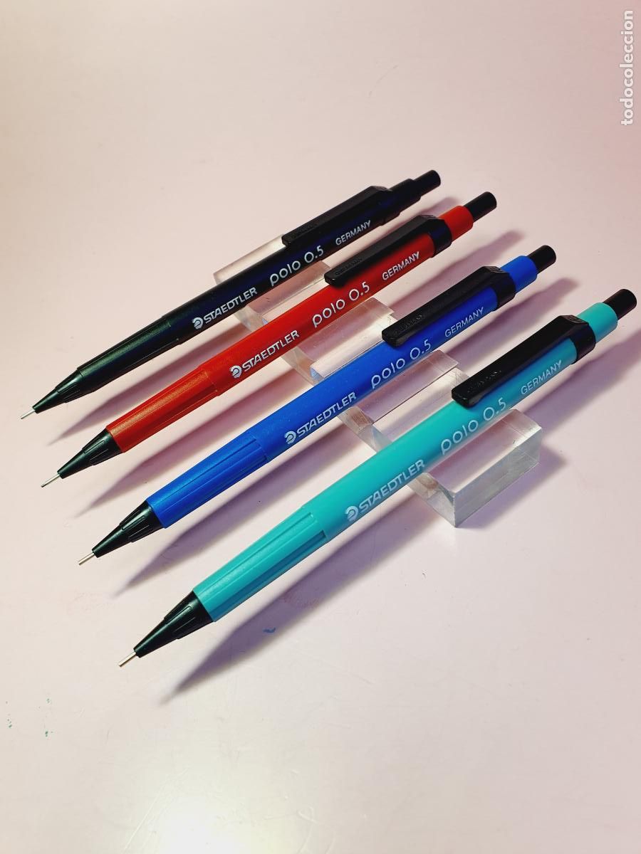 Escriban&iacute;a: LOTE 4 PORTAMINAS-STAEDTLER POLO 0,5-GERMANY-SERIE COMPLETA-VER FOTOGRAF&Iacute;AS-COLECCIONISTAS