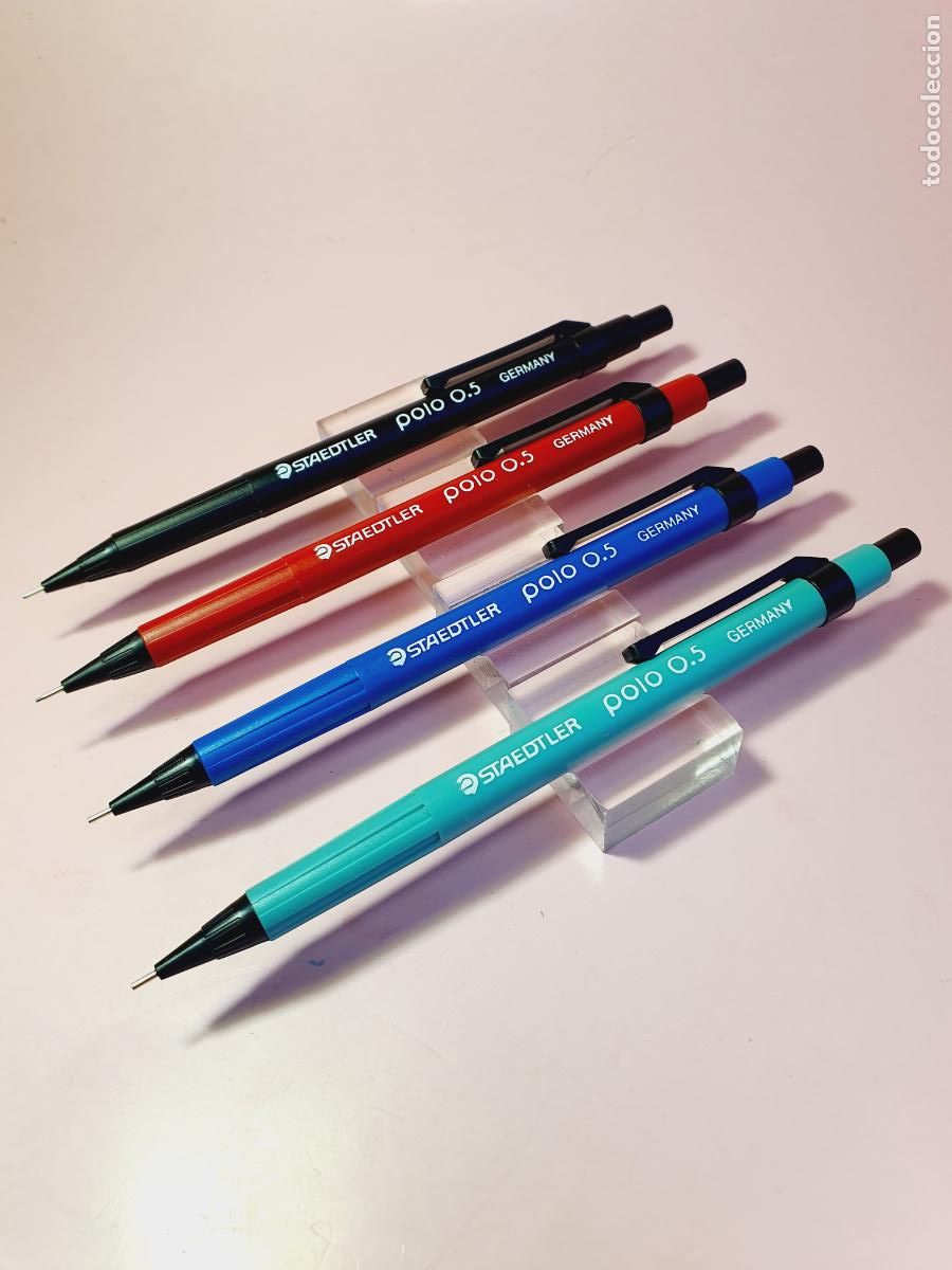 Escriban&iacute;a: LOTE 4 PORTAMINAS-STAEDTLER POLO 0,5-GERMANY-SERIE COMPLETA-VER FOTOGRAF&Iacute;AS-COLECCIONISTAS
