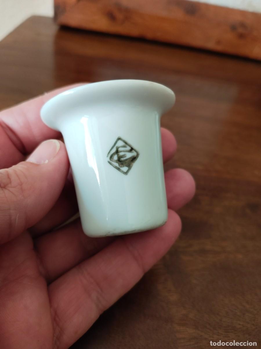 Escriban&iacute;a: Tintero de porcelana. - Foto 3
